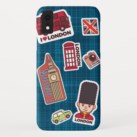 Coques Case-Mate iPhone J'aime Londres (Dos)
