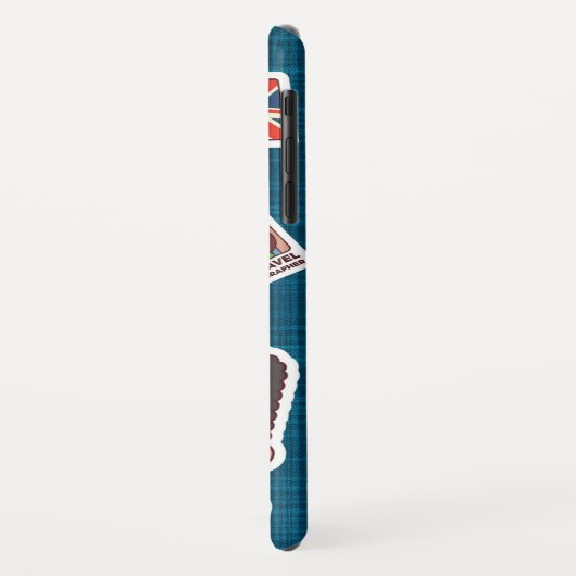 Coques Case-Mate iPhone J'aime Londres (Dos/Gauche)