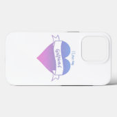 Coques Case-Mate iPhone J'Aime Ma Petite Amie Personnalisée (Verso (horizontal))