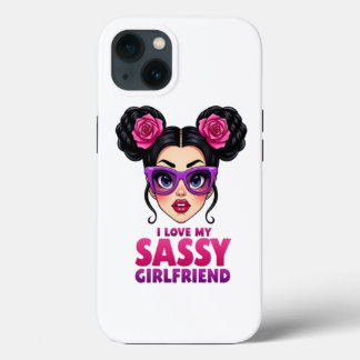 Case-Mate iPhone Case J'Aime Ma Petite Amie Sassy Conception De Téléphon