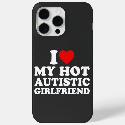 Coques Case-Mate iPhone J'Aime Ma Petite Autiste Chaude (Verso)