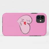 Coques Case-Mate iPhone J'aime maman (Dos (Horizontal))