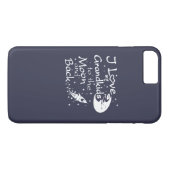 Coques Case-Mate iPhone J'aime mes GrandKids à la lune et au dos (Dos (Horizontal))