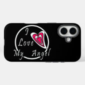 Coques Case-Mate iPhone J'aime mon Ange (Verso (horizontal))