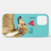 Coques Case-Mate iPhone J'aime mon Azawakh (Verso (horizontal))