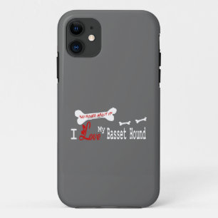 Coque Case-Mate Pour iPhone J'Aime Mon Basset Hound