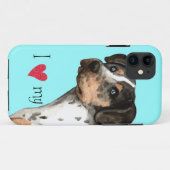 Coques Case-Mate iPhone J'aime mon Catahoula (Dos (Horizontal))