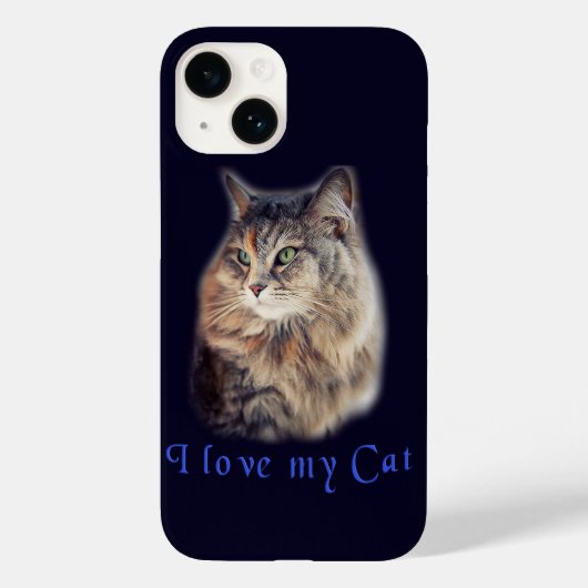 Coques Case-Mate iPhone J'aime mon chat (Verso)