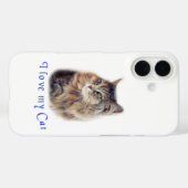 Coques Case-Mate iPhone J'aime mon chat (Verso (horizontal))