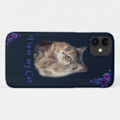 Coques Case-Mate iPhone J'aime mon chat (Dos (Horizontal))