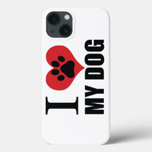 Case-Mate iPhone Case J'aime mon chien jeter l'oreiller