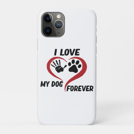 Coques Case-Mate iPhone J'aime mon chien jeter l'oreiller (Dos)