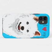Coques Case-Mate iPhone J'aime mon Eskie (Dos (Horizontal))