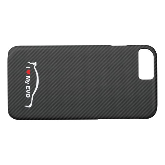 Coques Case-Mate iPhone J'aime mon EVO (Dos (Horizontal))