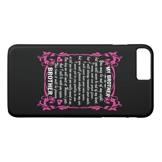 Coques Case-Mate iPhone J'aime mon frère (Dos (Horizontal))