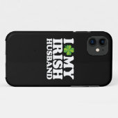 Coques Case-Mate iPhone J'aime mon mari irlandais Couple Saint-Patrick (Dos (Horizontal))