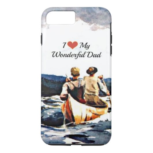 Coques Case-Mate iPhone J'Aime Mon Merveilleux Père (Dos)