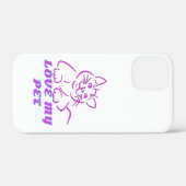 COQUES Case-Mate iPhone J'AIME MON PETIT CHAT ROSE (Verso (horizontal))