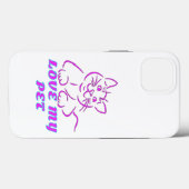 COQUES Case-Mate iPhone J'AIME MON PETIT CHAT ROSE (Verso (horizontal))
