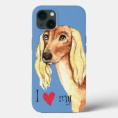 Coques Case-Mate iPhone J'aime mon Saluki (Verso)