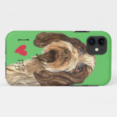Coques Case-Mate iPhone J'aime mon Spinone Italiano (Dos (Horizontal))