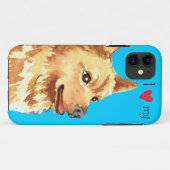 Coques Case-Mate iPhone J'aime mon Spitz finlandais (Dos (Horizontal))