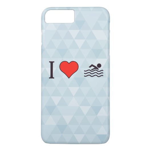 Coques Case-Mate iPhone J'aime nager (Dos)