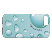 Coques Case-Mate iPhone J'aime nager le cas de téléphone (Dos (Horizontal))