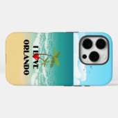 Coques Case-Mate iPhone J'aime Orlando, Floride (Verso (horizontal))