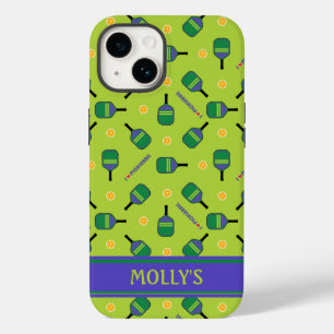 Coque Pour iPhone 14 J'aime Pickleball green Iphone 14