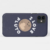 Coques Case-Mate iPhone J'aime Pluton (Dos (Horizontal))