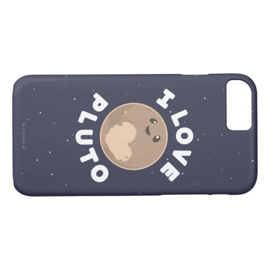 Coques Case-Mate iPhone J'aime Pluton (Dos (Horizontal))
