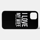 Coques Case-Mate iPhone J'Aime Quand Ma Femme Me Laisse Jouer Des Fesses D (Verso (horizontal))