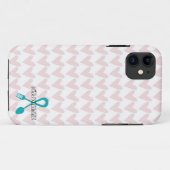 Coques Case-Mate iPhone J'aime quelqu'un avec des COEURS des allergies (Dos (Horizontal))