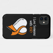 Coques Case-Mate iPhone J'aime quelqu'un...Heart/Ribbon...RSD Coque-Mate i (Dos (Horizontal))