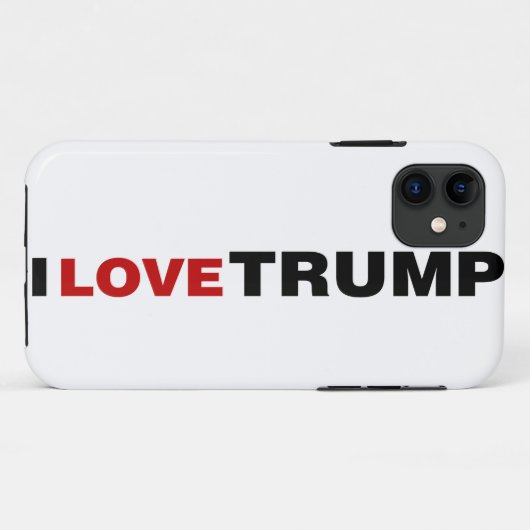 Coques Case-Mate iPhone J'aime Trump (Dos (Horizontal))