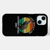 Coques Case-Mate iPhone J'aime vraiment beaucoup les Cornish Rex, OK ? (Verso (horizontal))