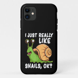 Case-Mate iPhone Case J'aime vraiment beaucoup les escargots, ok Drôle d