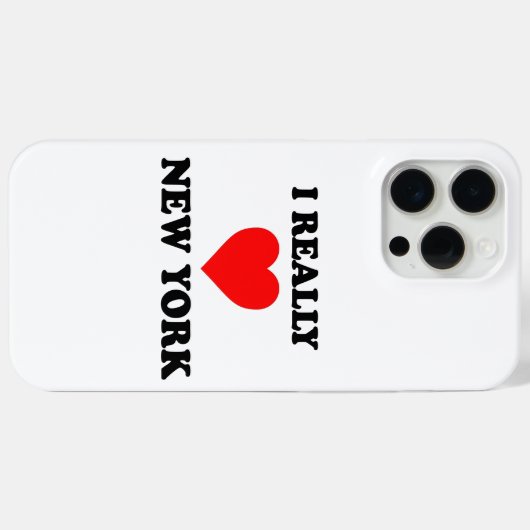Coques Case-Mate iPhone j'aime vraiment beaucoup new york (Verso (horizontal))