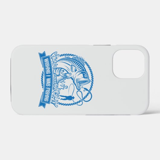 Coques Case-Mate iPhone J'Aimerais Pêcher (Verso (horizontal))