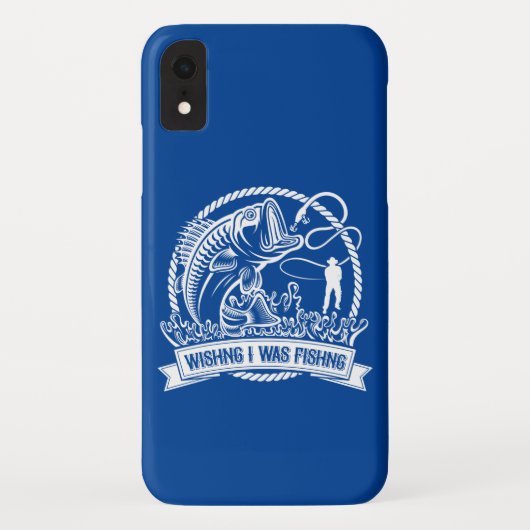Coques Case-Mate iPhone J'Aimerais Pêcher (Dos)