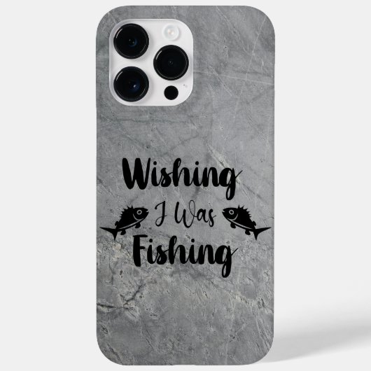 Coques Case-Mate iPhone J'aimerais pêcher une citation drôle (Verso)
