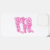 Coques Case-Mate iPhone J'Aimerais Que Tu Sois Bière ! (Verso (horizontal))