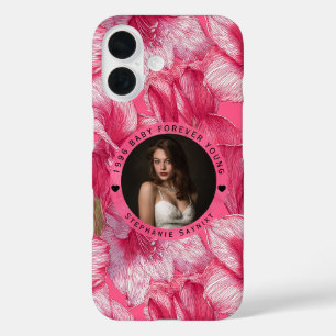 Coques iPhone 16 Jalon de naissance d'Amaryllis Petal Magnifique