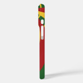 Coques Case-Mate iPhone Jamaïque Rasta couleurs art imprimé design motif (Verso / Gauche)