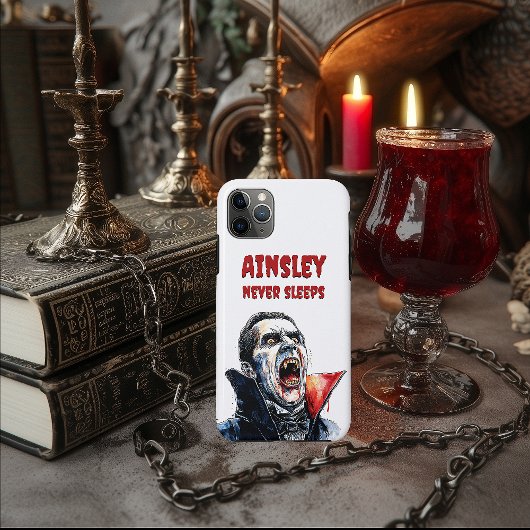 Coques Case-Mate iPhone Jamais coule Vampire Gothique Aquarelle d'horreur 
