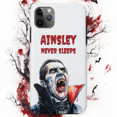 Coques Case-Mate iPhone Jamais coule Vampire Gothique Aquarelle d'horreur 