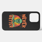 Coques Case-Mate iPhone Jamais mieux Skeleton Halloween (Verso (horizontal))