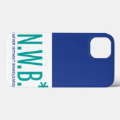 Coques Case-Mate iPhone Jamais sans jumelles (Verso (horizontal))
