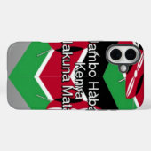 Coques Case-Mate iPhone Jambo Habari ! Kenya Hakuna Matata (Verso (horizontal))